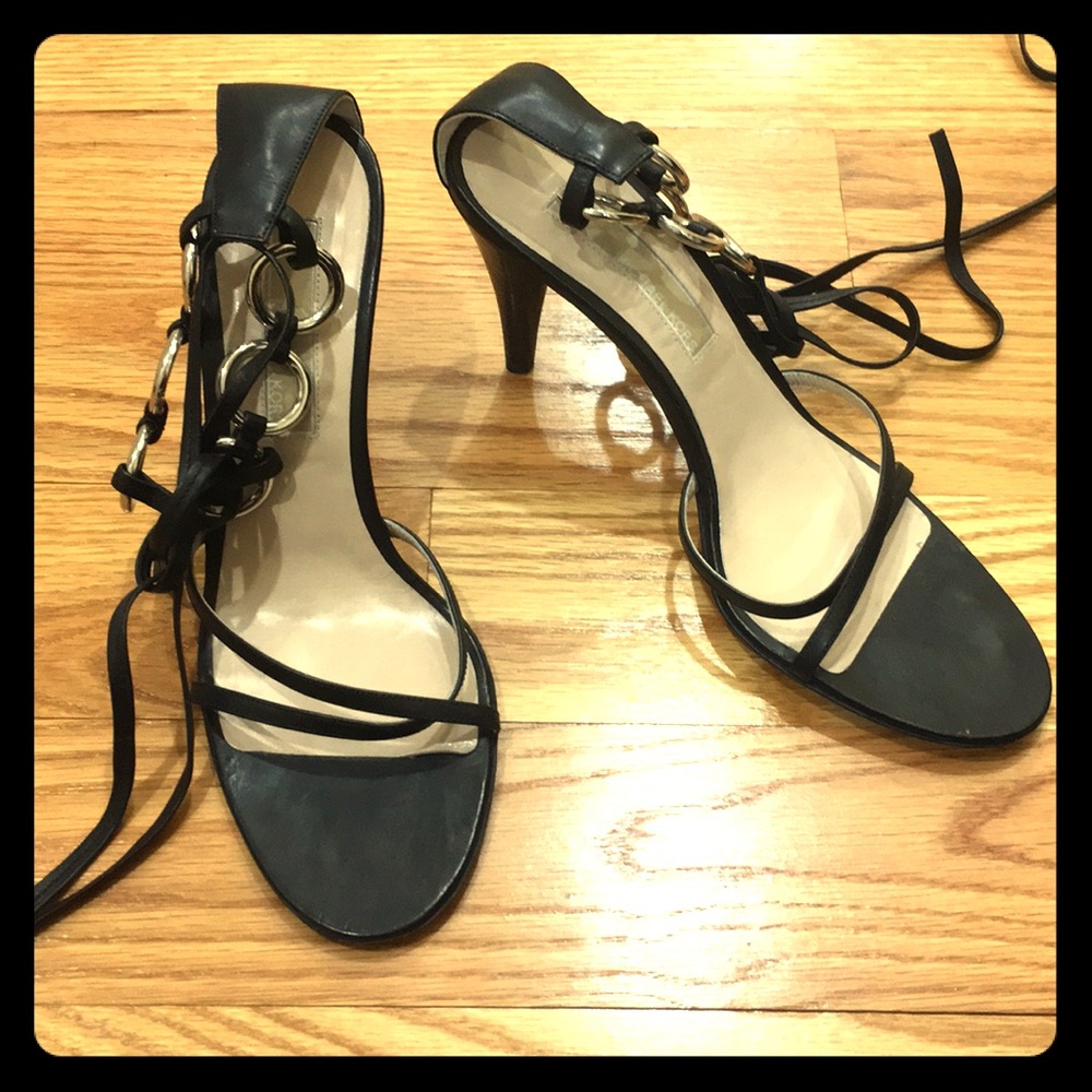 **Michael Kors circle chain ankle tie 3.5” Heels